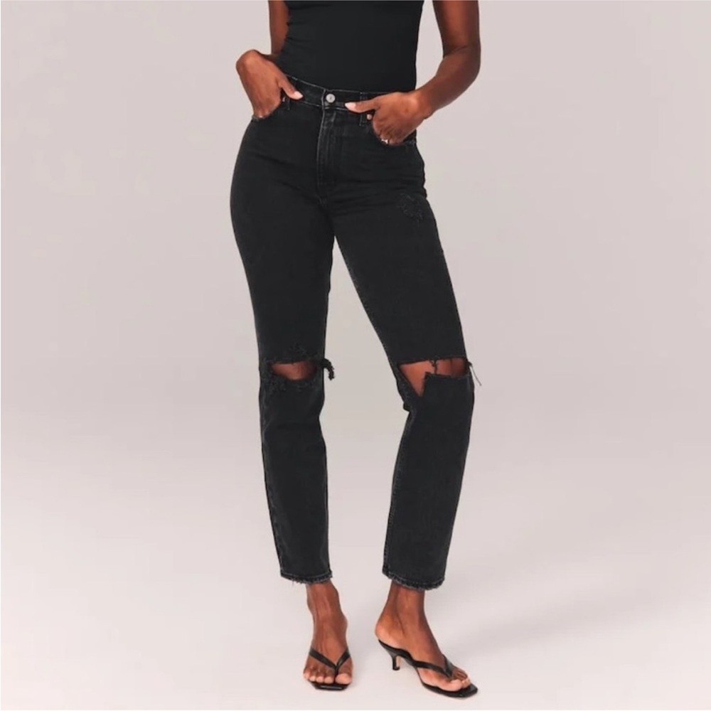 Abercrombie & Fitch High Rise 90s Straight Jean